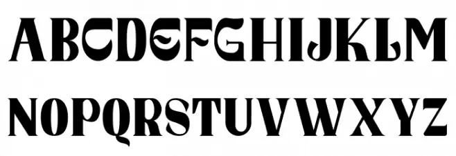 Dunver Schriftart Groß
