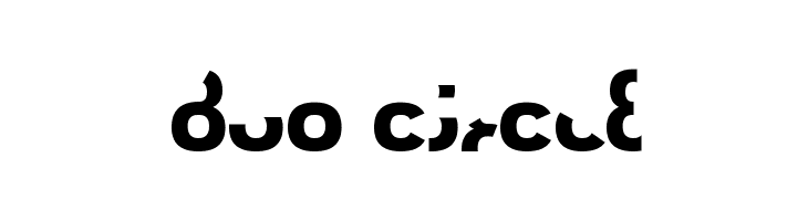 Duo Circle  font caratteri gratis