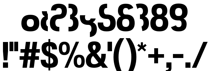 Duo Circle Font OTHER CHARS