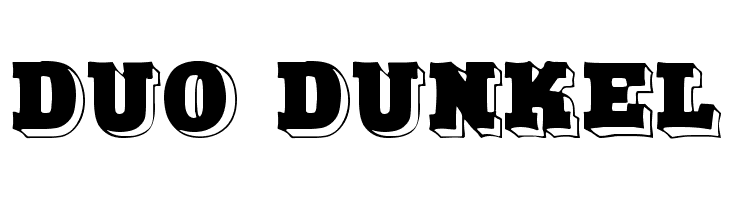 Duo Dunkel  font caratteri gratis