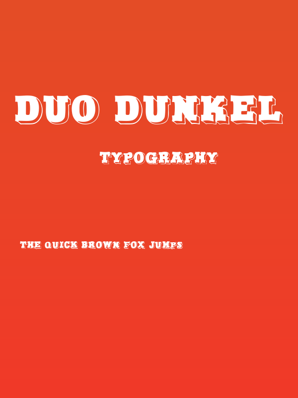 Duo Dunkel Poster