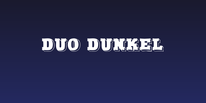 Duo Dunkel Social Header
