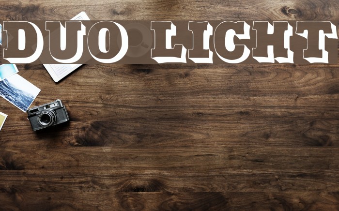 Duo Licht Font examples