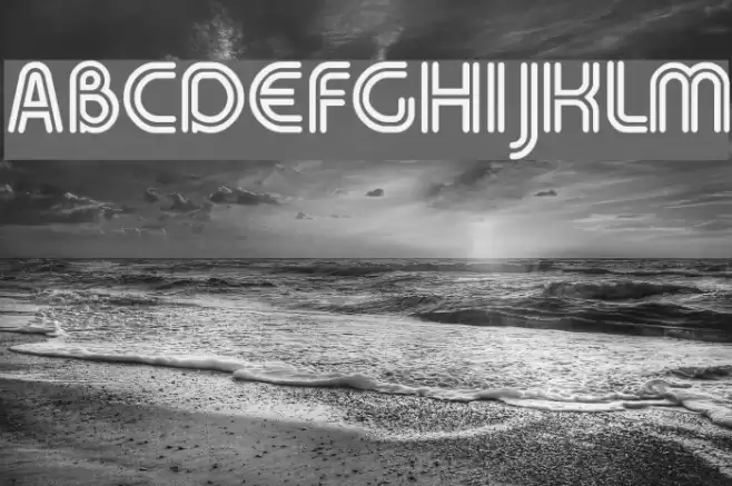 Duo-Line Regular Font examples