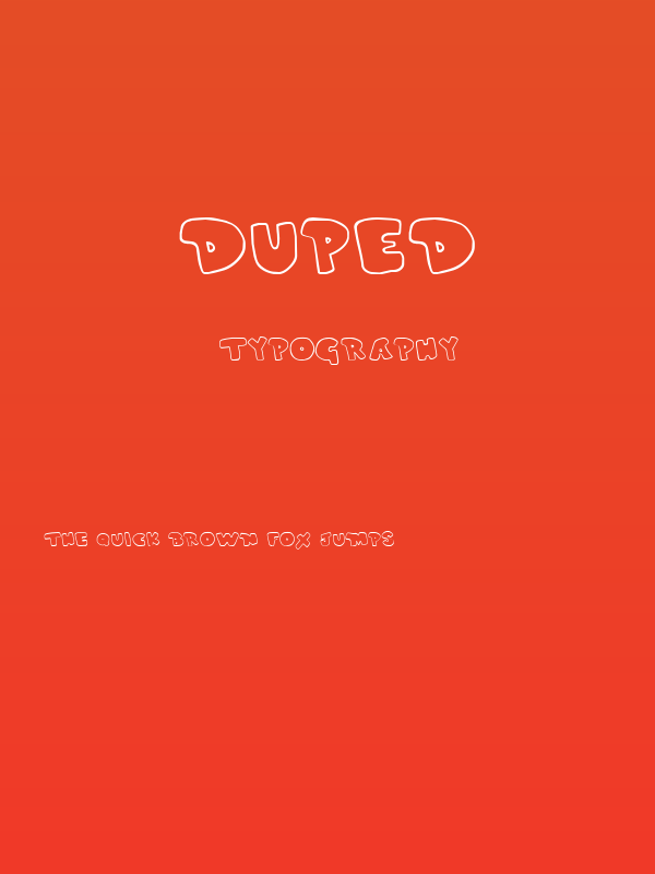 Duped Poster