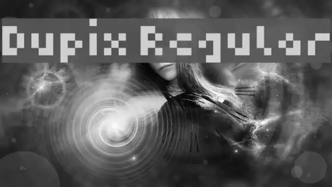 Dupix Regular Font examples