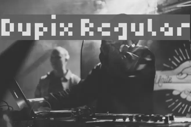 Dupix Regular Font examples