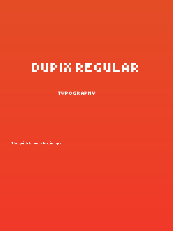 Dupix Regular Poster