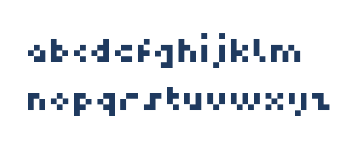 Dupix Regular Lowercase
