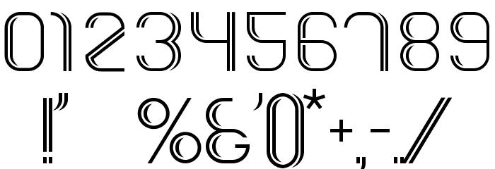 Dupleto Regular Font OTHER CHARS