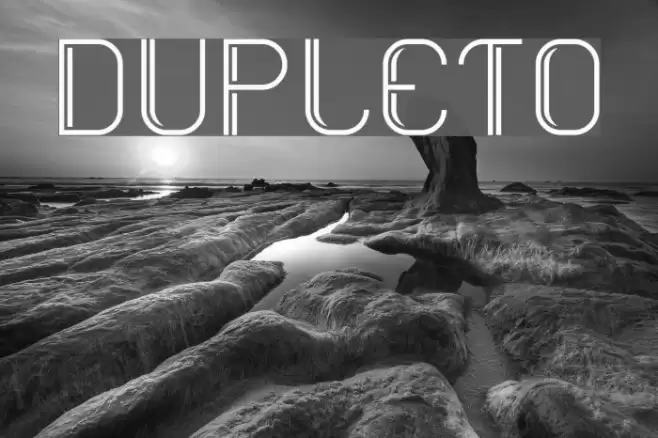 Dupleto Font examples