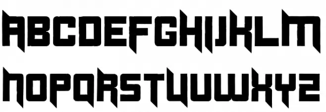 Duplexide Schriftart Groß