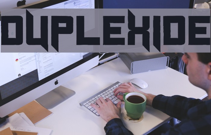 Duplexide Font examples
