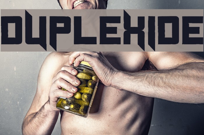 Duplexide Font examples