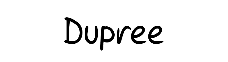 Dupree Font