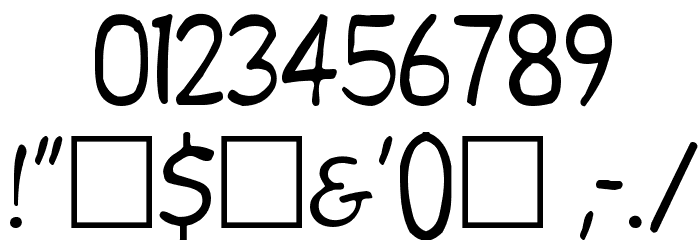 Dupuy Font OTHER CHARS