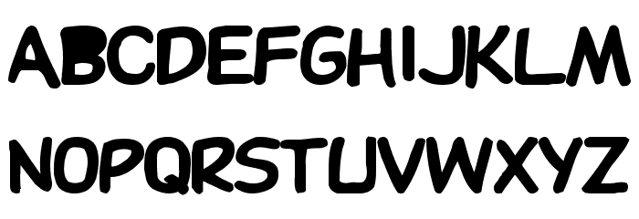 DupuyBALloon-Bold Bold Font LOWERCASE