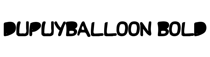 DupuyBALloon Bold  免费字体下载