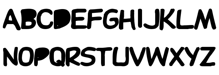 DupuyBALloon Bold Font LOWERCASE