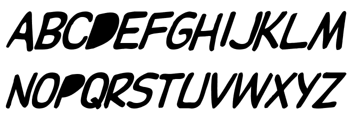 DupuyBALloon Italic Шрифта строчной