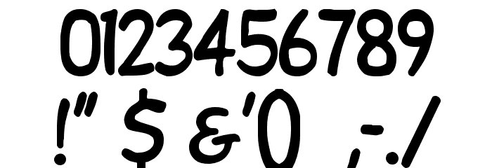DupuyBALloon Font OTHER CHARS