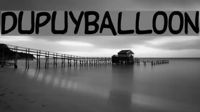 DupuyBALloon Example 1