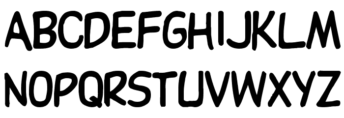 DupuyBALloon Font LOWERCASE