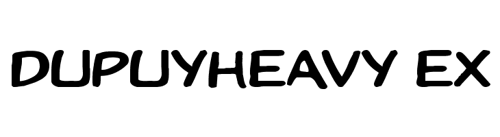 DupuyHeavy Ex Font