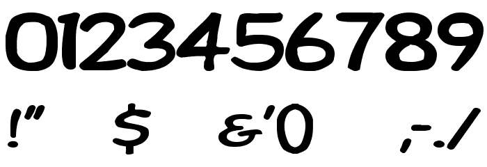 DupuyHeavy Ex Font OTHER CHARS