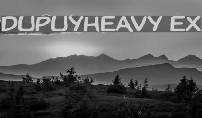 DupuyHeavy Ex Example 1
