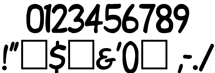 DupuyHeavy Regular Font OTHER CHARS