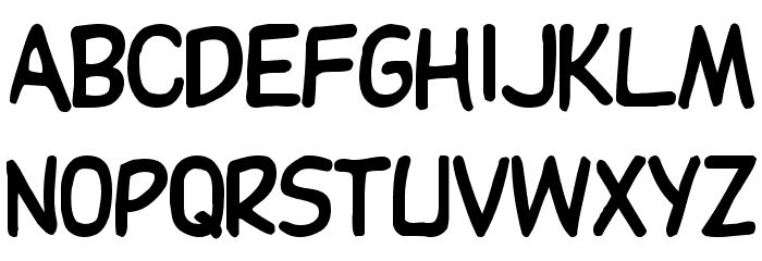 DupuyHeavy Regular Font LOWERCASE
