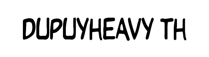 DupuyHeavy Th Font