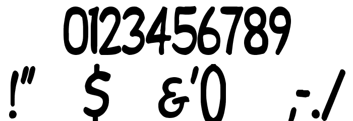 DupuyHeavy Th Font OTHER CHARS