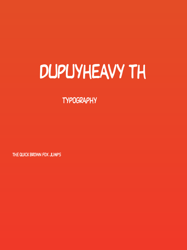 DupuyHeavy Th Poster