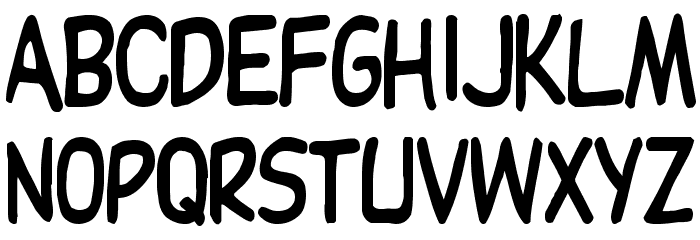 DupuyHeavy Th Font LOWERCASE
