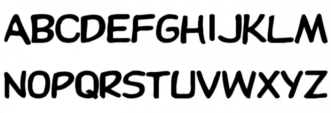 DupuyHeavy Wd フォント 大文字