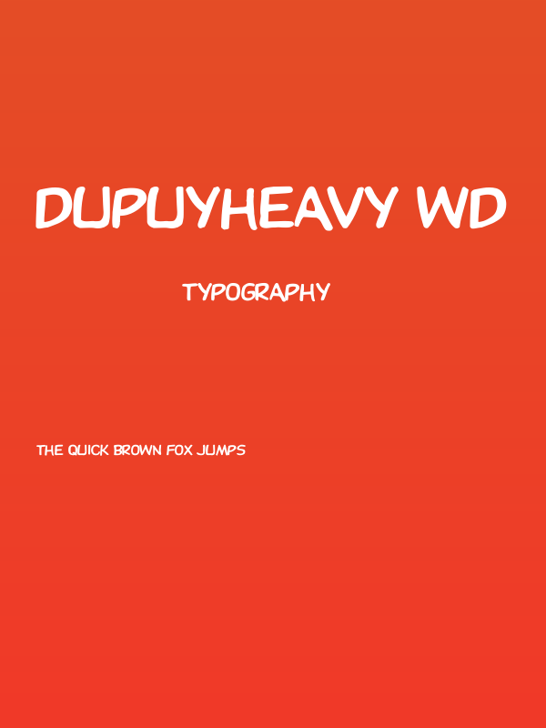 DupuyHeavy Wd Poster