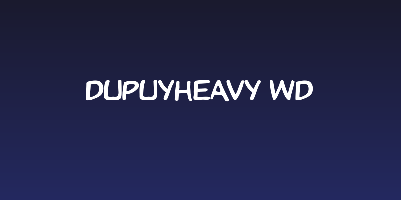 DupuyHeavy Wd Social Header
