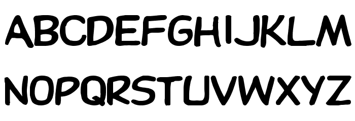 DupuyHeavy Wd Font LOWERCASE