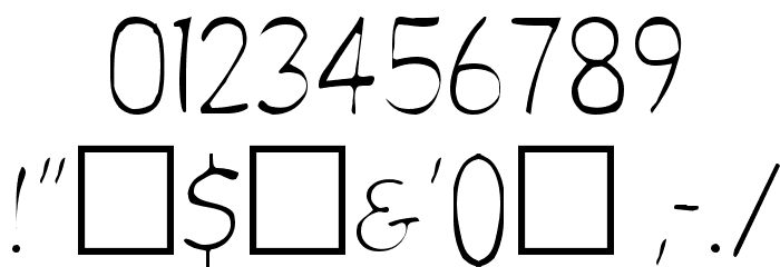 DupuyLight Regular Font OTHER CHARS
