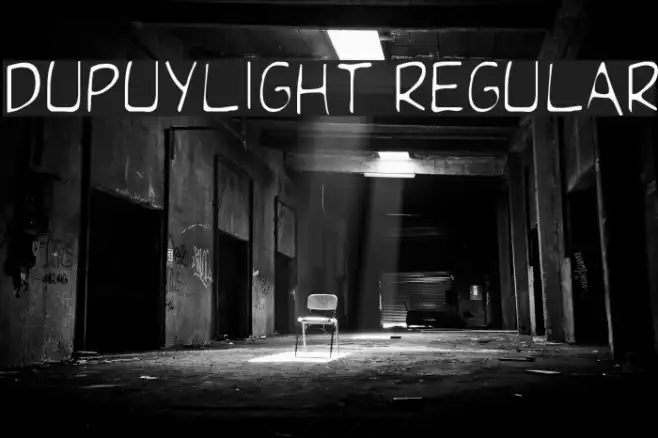 DupuyLight Regular Example 1