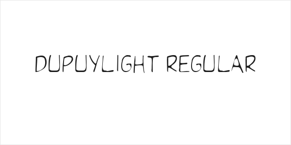 DupuyLight Regular Logo