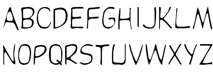 DupuyLight Regular Font LOWERCASE