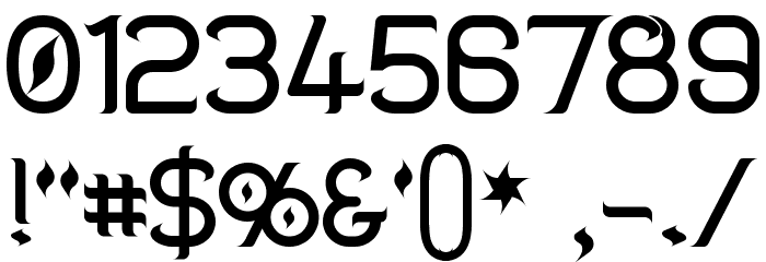 Duralith Font OTHER CHARS