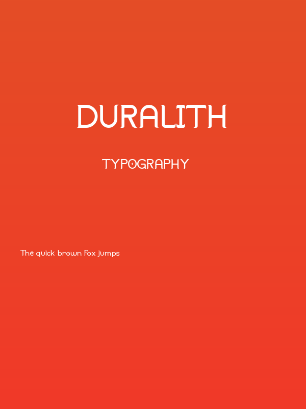 Duralith Poster