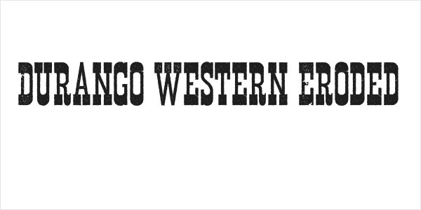 Durango Western Eroded Logo