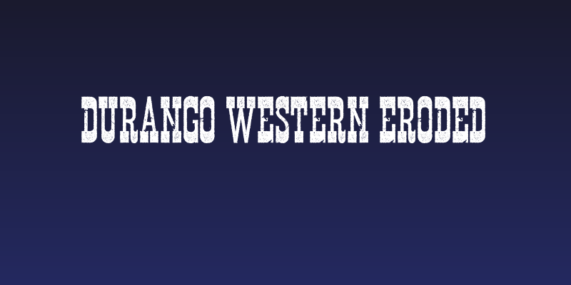 Durango Western Eroded Social Header
