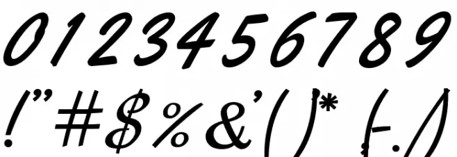 Durango Font OTHER CHARS