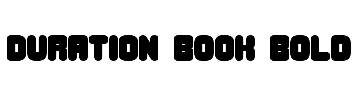 Duration Book Bold  Frei Schriftart Herunterladen